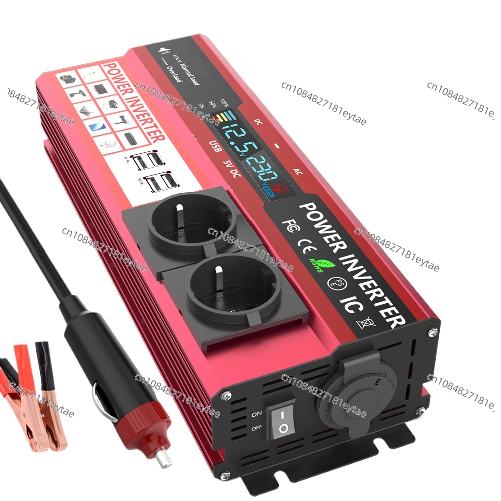 Power Inverter 12V 220V 4000W Continuous - 12V에서 220V로 변환하는 4000W 피크 출력