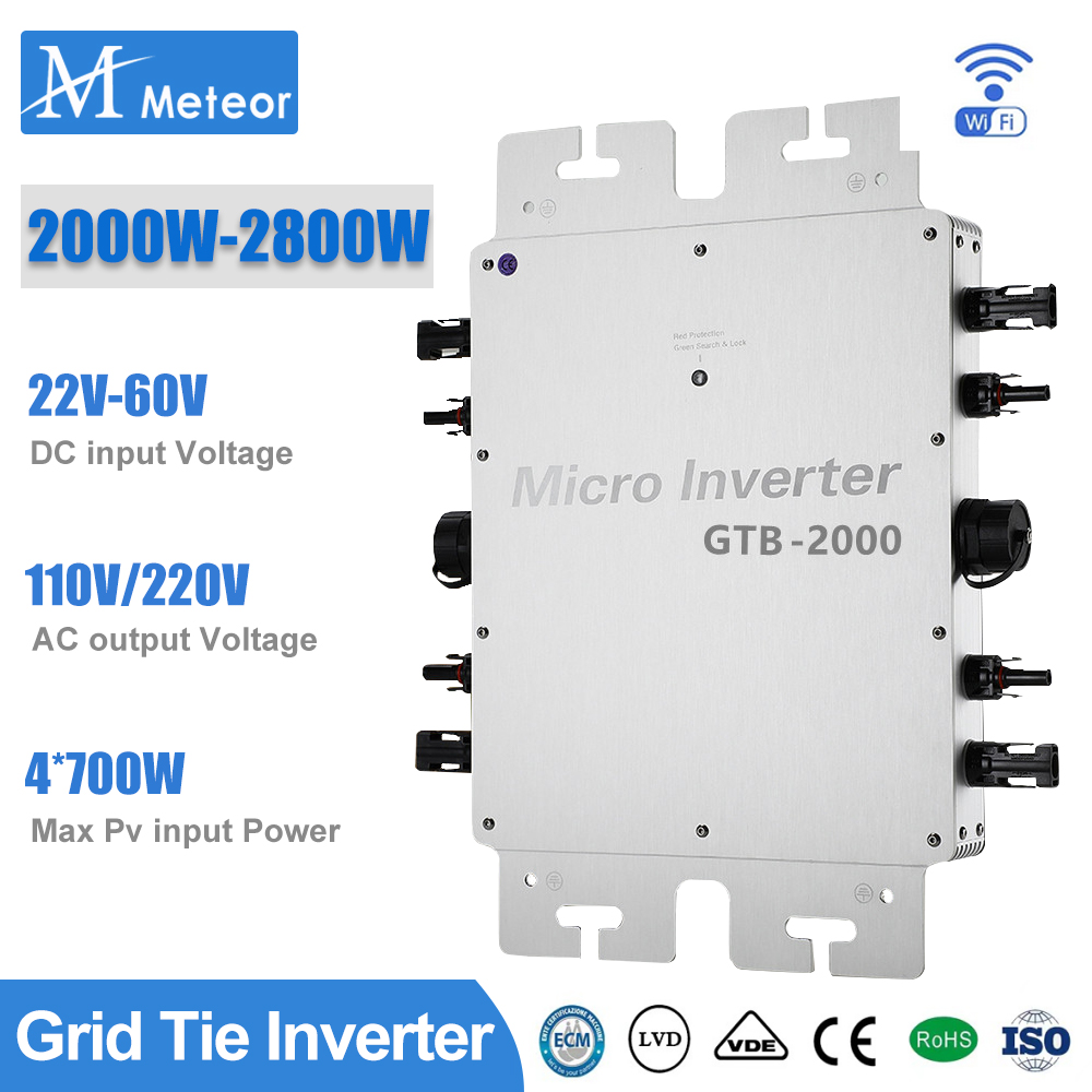 Grid Tie Inverter Limiter 2000W - 2000W 2400W 2800W 마이크로 인버터 110V