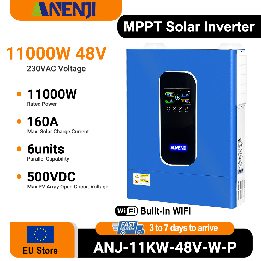 ANENJI 11KW 48V 하이브리드 태양광 인버터  - Hybrid Solar Inverter 5.5Kw Mppt 48V 리뷰 및 가격