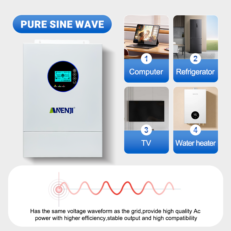 ANENJI 분리형 단상 12KW 48V 하이브리드 태 - Off Grid Solar Inverter 48V 6000W 리뷰 및 가격