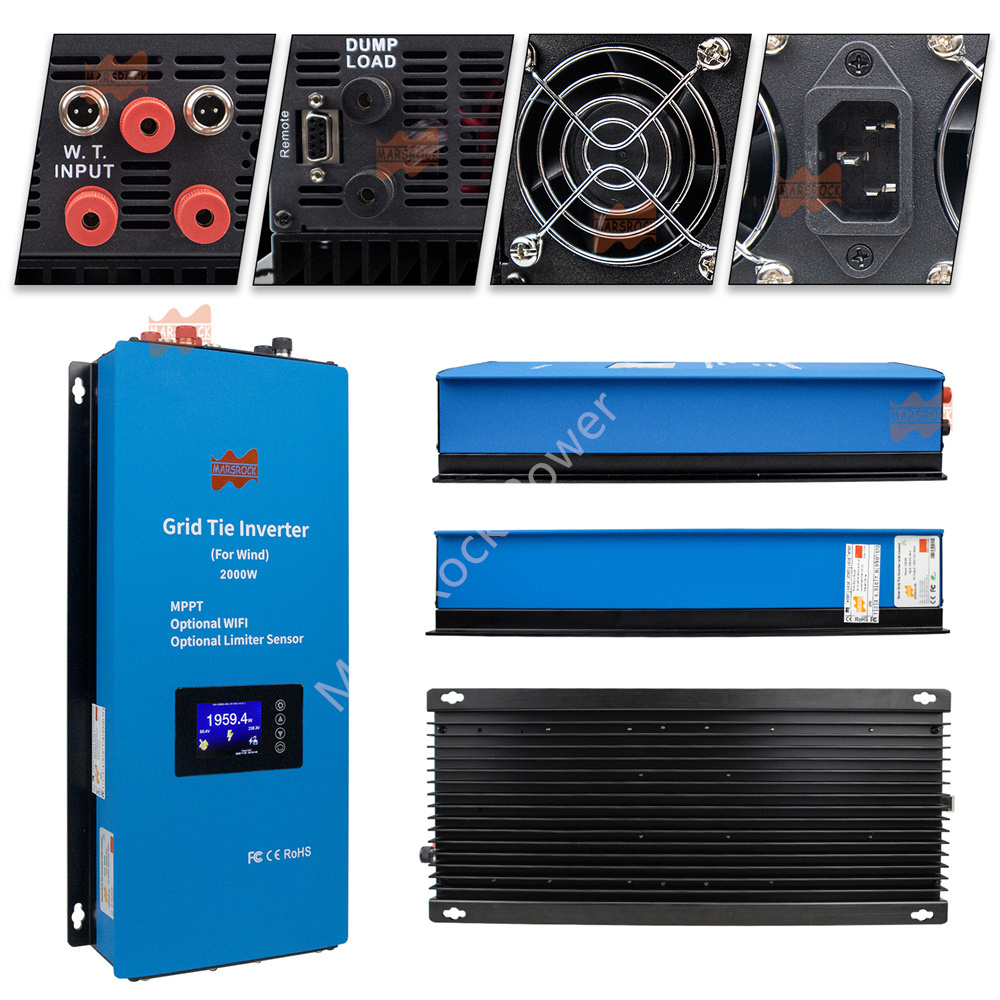리미터 포함 MPPT 풍력 인버터, 2000W, 48V - Grid Tie Inverter Limiter 2000W 리뷰 및 가격