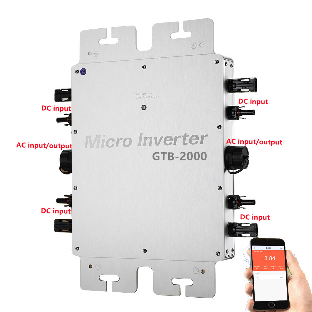 2000W 2400W 2800W 마이크로 인버터 110 - Grid Tie Inverter Limiter 2000W 리뷰 및 가격