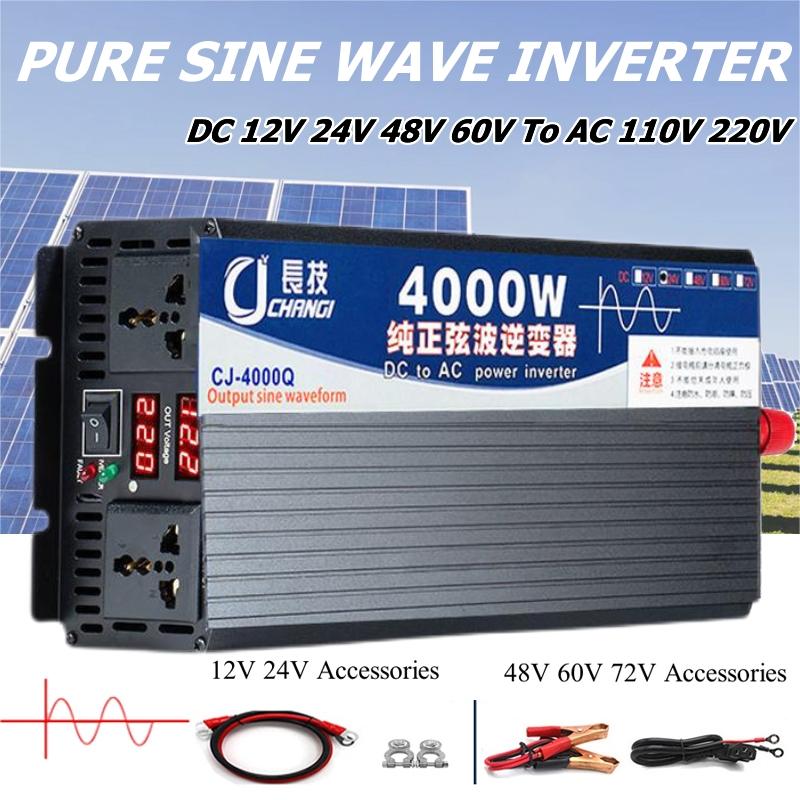 4000W/5000W/5500W/3000W 순수 사인파 - Inverter Pure Sine Wave 60Hz 120V 3000W 리뷰 및 가격